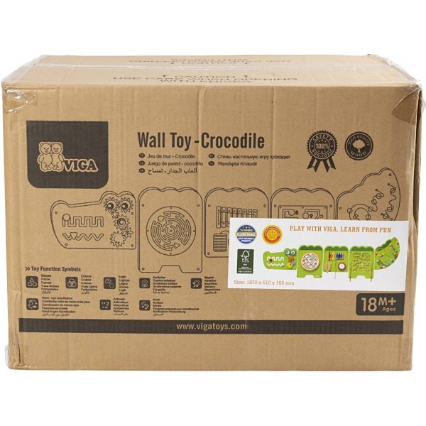 VIGA mur de jeu crocodile