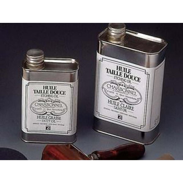 Encre Charbonnel de gravure  l\\\"huile grasse. Moyen - 500 ml