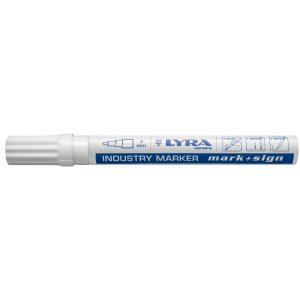 Marqueur permanent Mark&Sign 2-4 mm - Blanc Marqueur permanent Mark&Sign 2-4 mm - Blanc