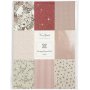 Papier design Vivi Gade en blocs - beige/rose - 24 feuilles