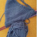 Image client Fil DROPS Big Merino Mix - 50g - Bleu jean (07)