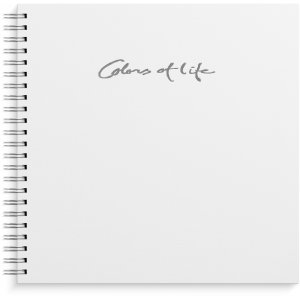 Album photo - Couleurs de la vie - Blanc Album photo - Couleurs de la vie - Blanc