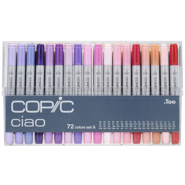 Coffret Copic Ciao - 72 stylos - Coffret A Coffret Copic Ciao - 72 stylos - Coffret A