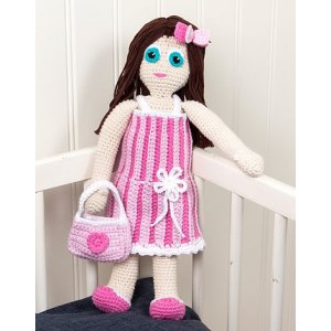 Patron au crochet - Robe au crochet, pince à cheveux, chaussures et sac pour la poupée Patron au crochet - Robe au crochet, pince à cheveux, chaussures et sac pour la poupée