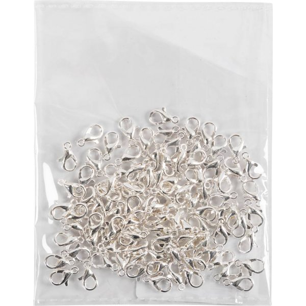 Mousqueton - argenté - 100 pcs Mousqueton - argenté - 100 pcs