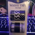 Image client Washitape, paquet de 6, noir