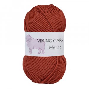 Fil Viking Mérinos 50g - Orange brûlé foncé (853) Fil Viking Mérinos 50g - Orange brûlé foncé (853)