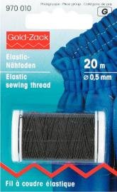 Fil à coudre élastique 0,5 mm noir 20 m Fil à coudre élastique 0,5 mm noir 20 m