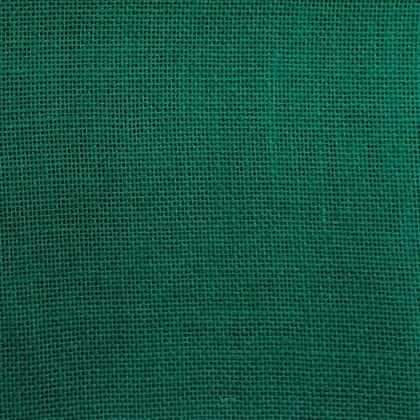 Tissu de jute de couleur verte