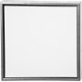 ArtistLine Toile avec cadre - argent antique/blanc - 44x44 cm