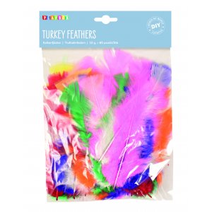 Plumes de dinde 60 grandes Plumes de dinde 60 grandes
