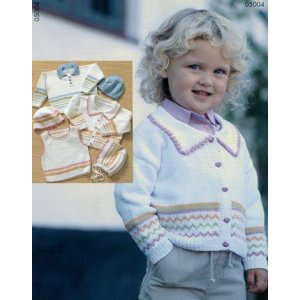 Patrons tricot - Ensemble enfant avec bordures Patrons tricot - Ensemble enfant avec bordures
