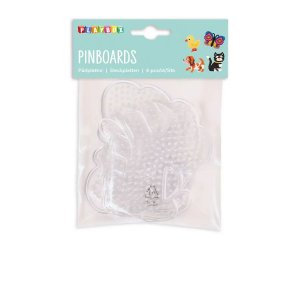 Plaques à perles Animaux Lot de 4 - Formes transparentes Plaques à perles Animaux Lot de 4 - Formes transparentes
