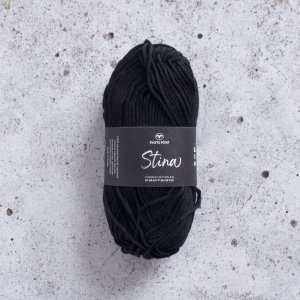 Fil Black Sheep Stina 8/8 50g - Noir (201) Fil Black Sheep Stina 8/8 50g - Noir (201)
