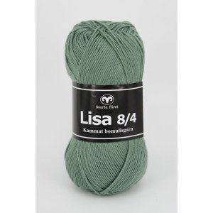 Fil Black Sheep Lisa 8/4 50g - Vert brouillard (486) Fil Black Sheep Lisa 8/4 50g - Vert brouillard (486)
