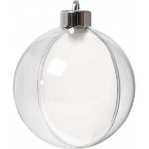 Boule décorative - transparente - Ø8 cm - 5 pcs Boule décorative - transparente - Ø8 cm - 5 pcs