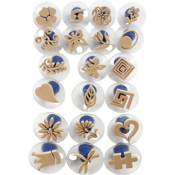 Tampons en mousse avec poignes - 20 pcs