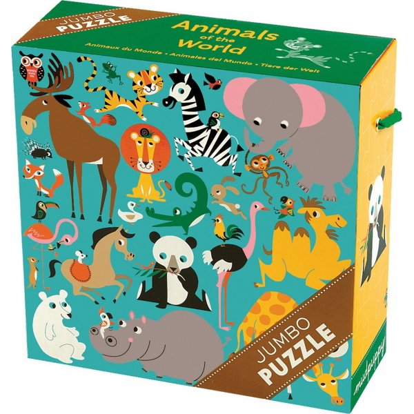 Puzzle gant - Animaux du monde