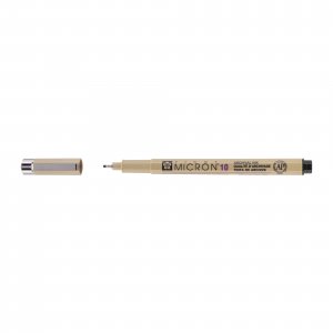 Feutre fin Pigma Micron Noir - 10 (0,6 mm) Feutre fin Pigma Micron Noir - 10 (0,6 mm)