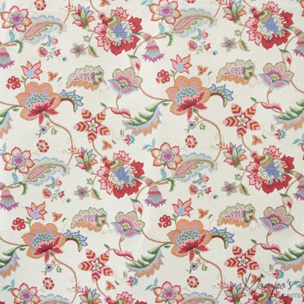 Tissu  tapisserie - Flore d't 34
