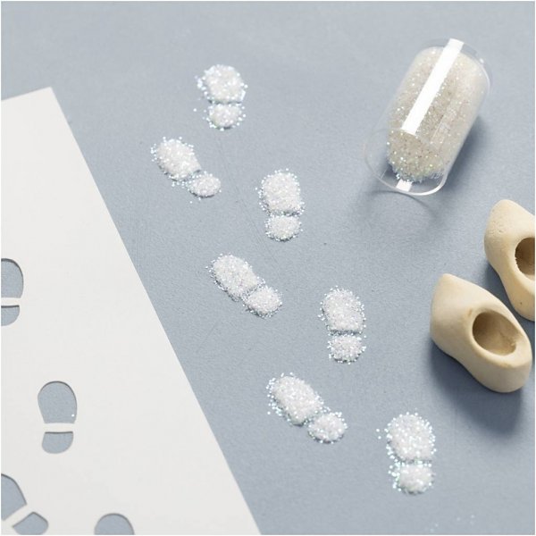 Mini Kit DIY Porte du Père Noël - Empreinte Mini Kit DIY Porte du Père Noël - Empreinte