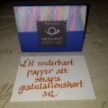 Image client Bloc de carte postale aquarelle