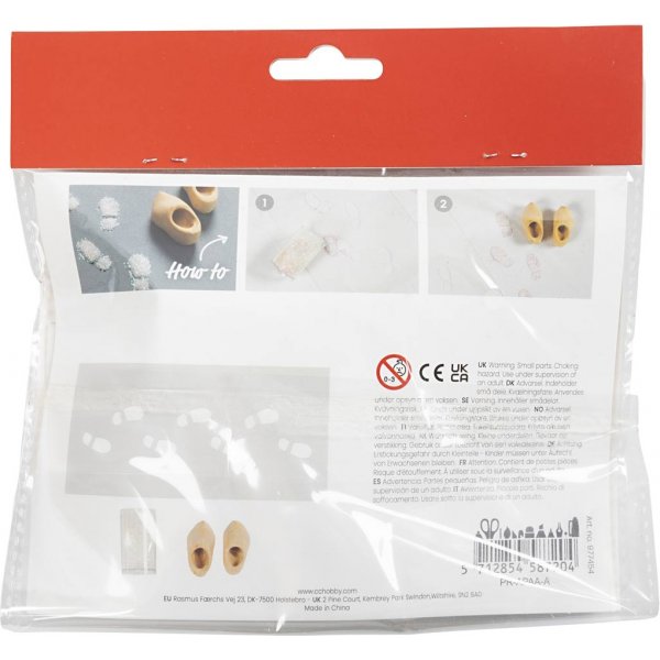 Mini Kit DIY Porte du Père Noël - Empreinte Mini Kit DIY Porte du Père Noël - Empreinte