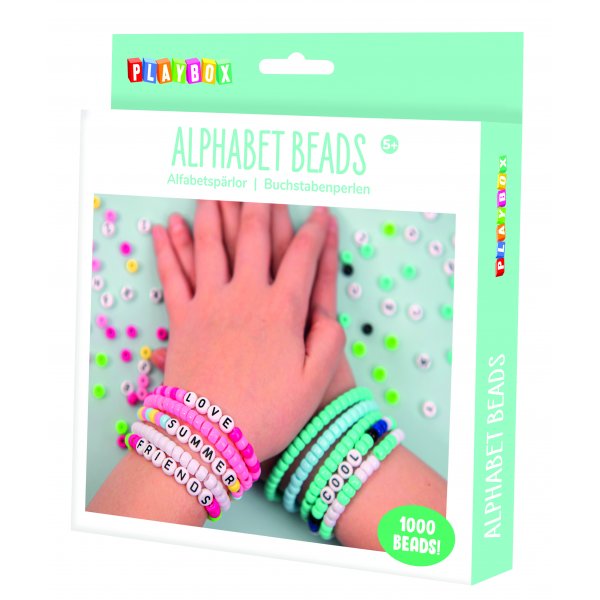 Ensemble d'artisanat de perles de l'alphabet