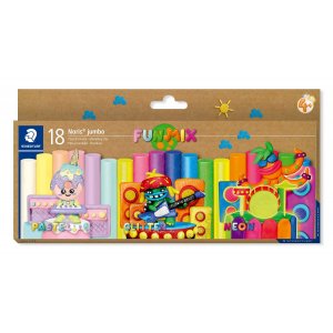 Cire à modeler Noris Junior, couleurs assorties - paquet de 18 Cire à modeler Noris Junior, couleurs assorties - paquet de 18