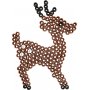 Assiettes perles - transparentes - ours en peluche - voiture - renne - canard et lapin - JUMBO - 5 pcs