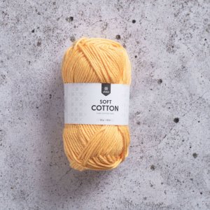 Coton Doux 50g - Jaune Soleil Coton Doux 50g - Jaune Soleil