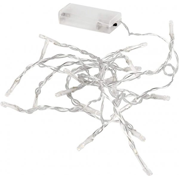 Guirlande lumineuse LED - transparente - 3,15 m