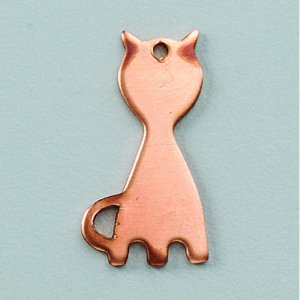 Pendentif 25 x 13 mm - chat Pendentif 25 x 13 mm - chat