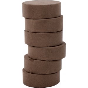 Rondelles de couleur 55-57 mm - marron foncé - 6 pcs Rondelles de couleur 55-57 mm - marron foncé - 6 pcs