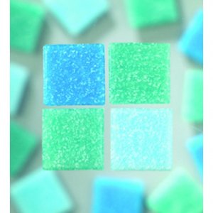MosaixPro - mosaïque de verre 10 x 10 mm - mélange turquoise 1 000 g ~ 1 500 pcs. MosaixPro - mosaïque de verre 10 x 10 mm - mélange turquoise 1 000 g ~ 1 500 pcs.