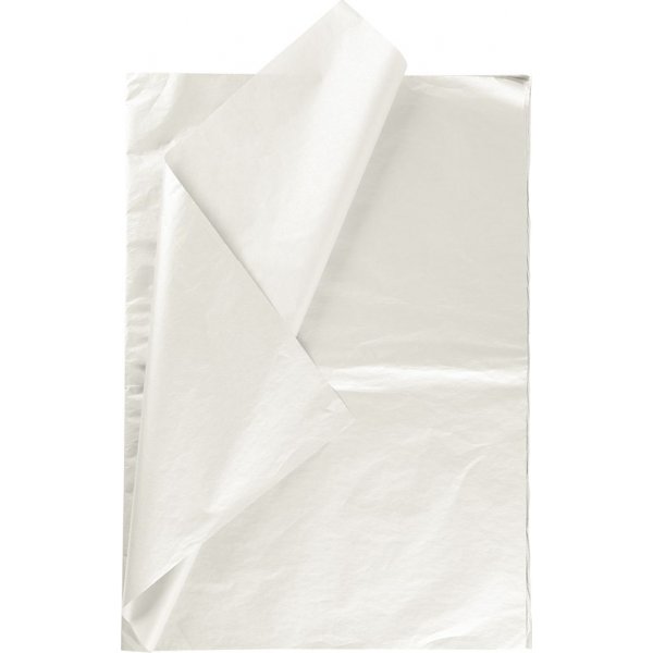 Papier de soie - nacre - 50 x 70 cm - 14 g -6 feuilles