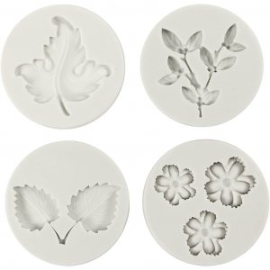 Moule en silicone Fleurs et feuilles Moule en silicone Fleurs et feuilles