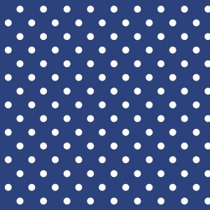 Toile cirée PVC Dot - Bleu Toile cirée PVC Dot - Bleu