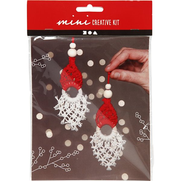 Mini Kit DIY - Père Noël en macramé Mini Kit DIY - Père Noël en macramé