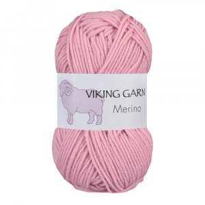 Fil Viking Mérinos 50g - Rose clair (858) Fil Viking Mérinos 50g - Rose clair (858)