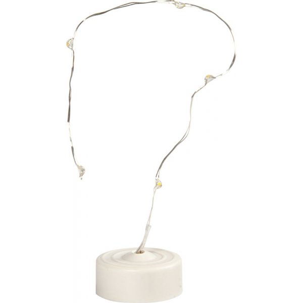 Guirlande lumineuse LED - argent - 27 cm