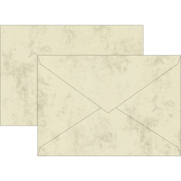Enveloppe - C6 marbr
