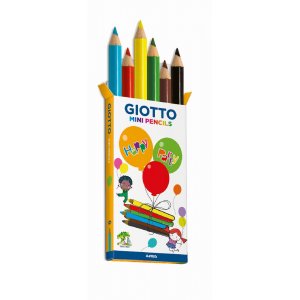 Crayons de couleur Giotto Mini Pencils - Fête Crayons de couleur Giotto Mini Pencils - Fête