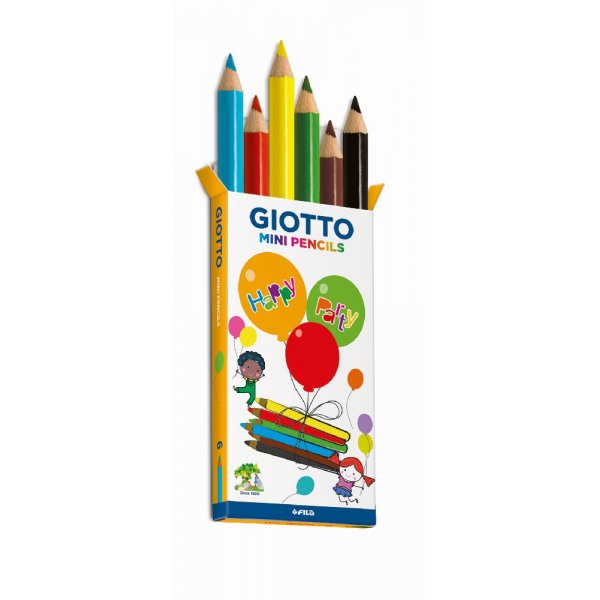 Crayons de couleur Giotto Mini Pencils - Fête