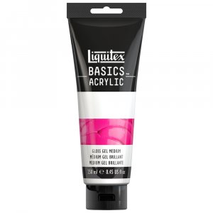 Mdium acrylique - Additifs Liquitex Basics - 250 ml - Tub Gloss Gel Medium