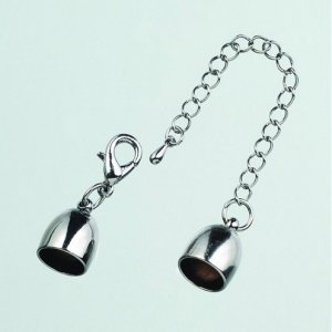 Partie finale ø 10 mm - onyx 1 pc. avec chaîne Partie finale ø 10 mm - onyx 1 pc. avec chaîne