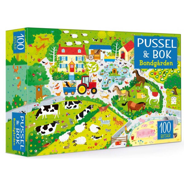 Livre puzzle - Puzzle & livre : La ferme (100 pices)