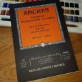 Image client Bloc Aquarelle Coll� Rough Grove Arches 300g - A5