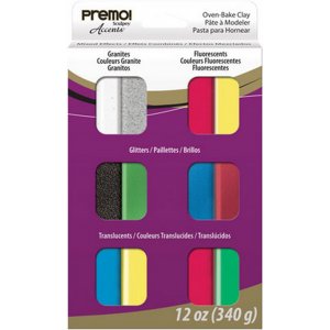 Argile Premo Mixte 28g - 12 Couleurs Argile Premo Mixte 28g - 12 Couleurs