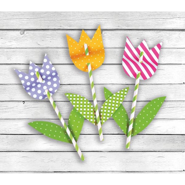 Pailles en papier 20 cm 50 pcs Pailles en papier 20 cm 50 pcs